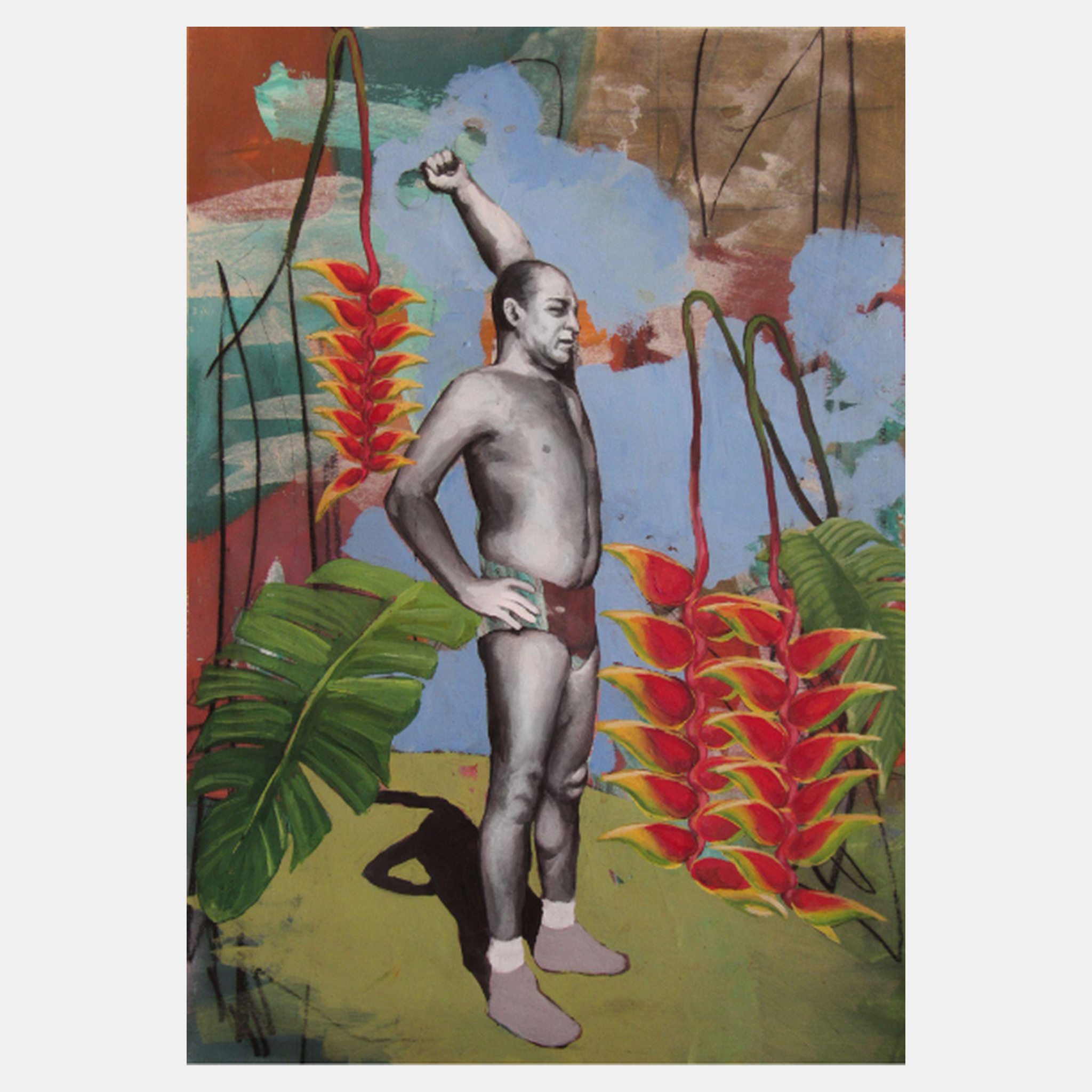 Man is an animal that bargains by Andreia Falqueto, 2024