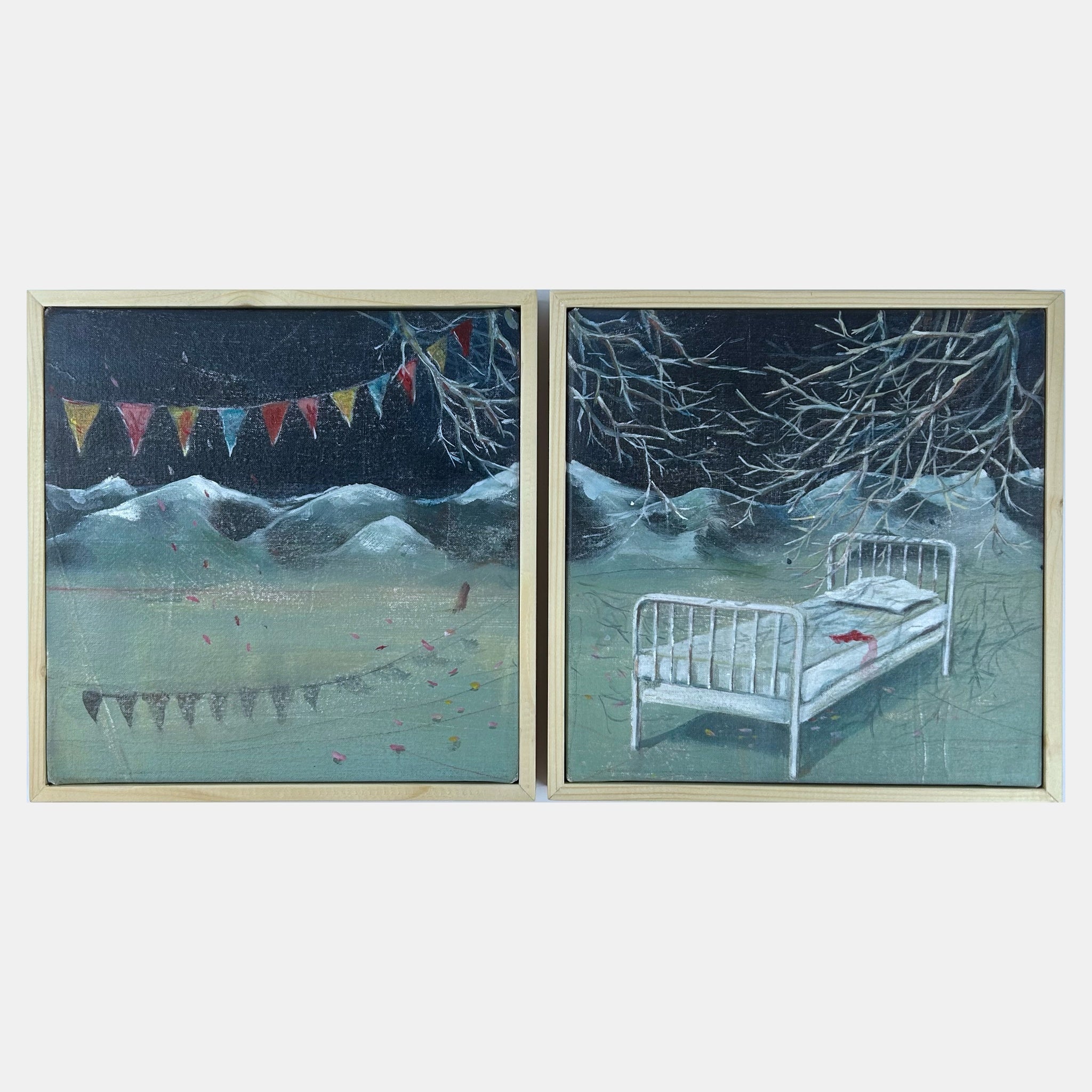 Lost dreams on a night without a party by Liliana Sanches, 2022
