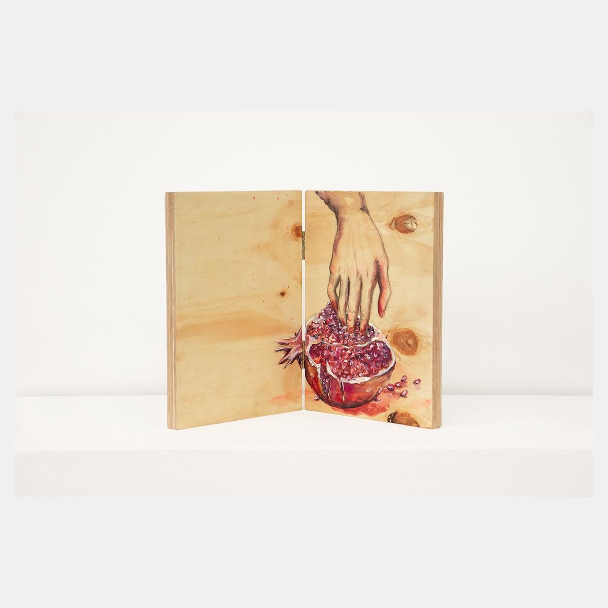 My fingers into your mouth meet the Great Pomegranate by Liliana Sanches, 2024