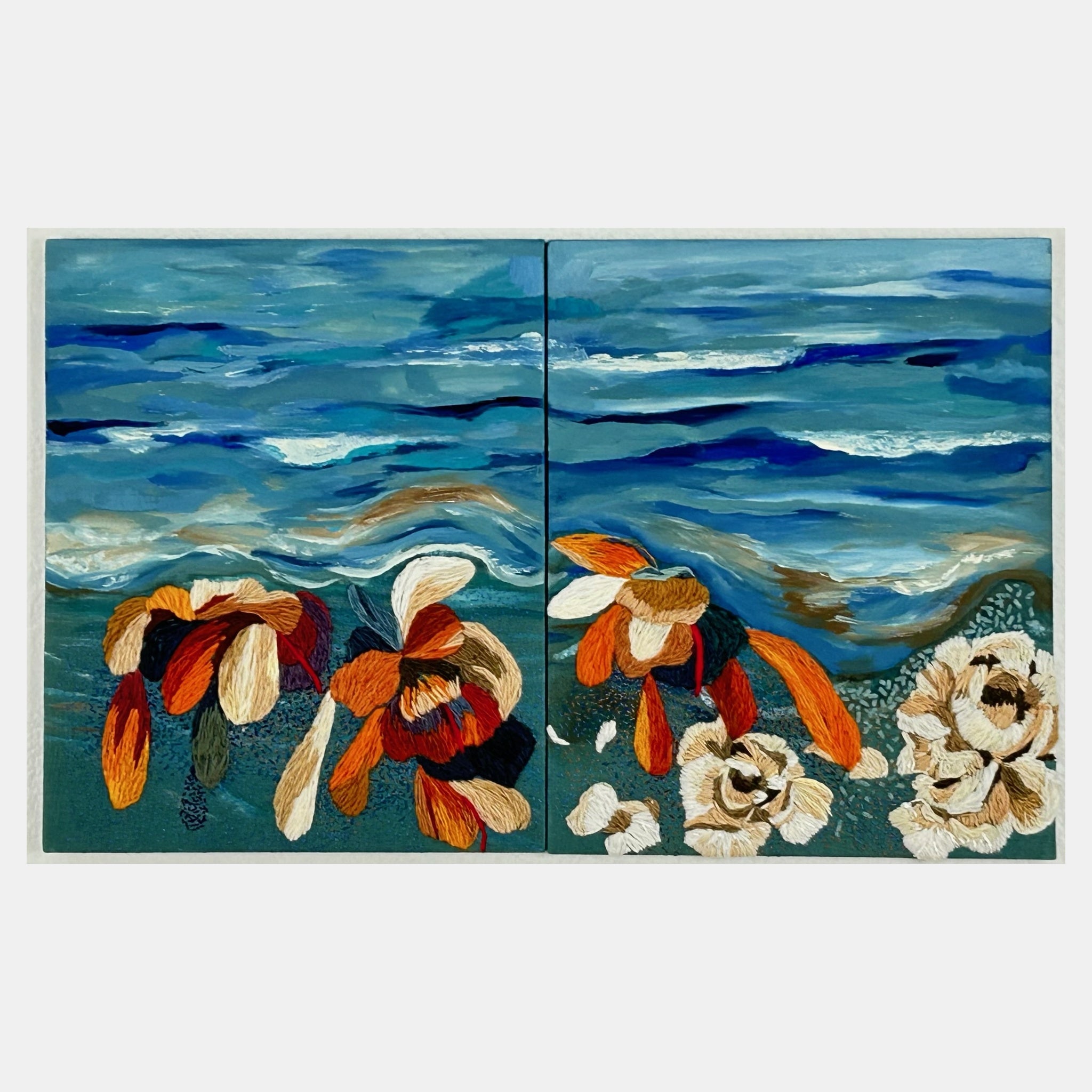 Flowers like flying saucers by Luciana Faria, 2024