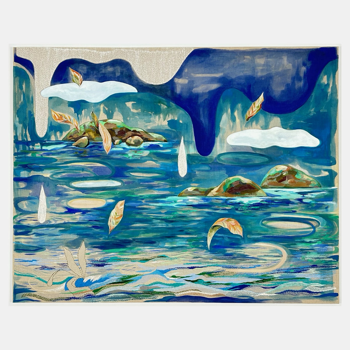 Dondom, will you fish today? I will not go, there is a sea breeze by Luciana Faria, 2022